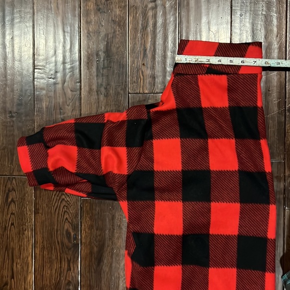 XXL Red & Black Plaid Dog Pajamas/Lumberjack costume (NWOT) - Picture 6 of 8